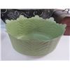 Image 2 : Wooden Case - Metal Container with Handles - Tin Flower pot - Wicker Basket - Fake Lily