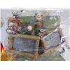 Image 5 : Candle Holder (chipped) - Vase - Statue - Metal Wall Hangers - (4) Miniature Reindeer Chalkboards