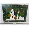 Image 1 : Glass Snow People Hanging Picture