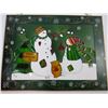 Image 4 : Glass Snow People Hanging Picture