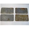 Image 2 : (4) 1970 Sask. License Plates