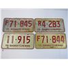 Image 2 : (4) 1975 Sask. Plates - (3) 1976 Sask. Plates