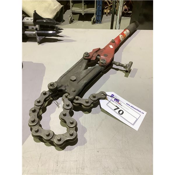 CHAIN PIPE CUTTER