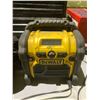 Image 3 : ASSORTED DEWALT TOOLS INCLUDING; JOB SITE RADIO, 12V IMPACT GUN & DRILL, 2 BATTERIES & BAG