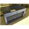 Image 1 : 3 DRAWER TOOLBOX WITH ASSORTED CONTENTS INCLUDING; WRENCHES, SOCKETS & TOOLS