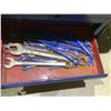 Image 2 : 3 DRAWER TOOLBOX WITH ASSORTED CONTENTS INCLUDING; WRENCHES, SOCKETS & TOOLS