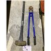 Image 1 : BOLT CUTTERS & HUSKY SLEDGE HAMMER