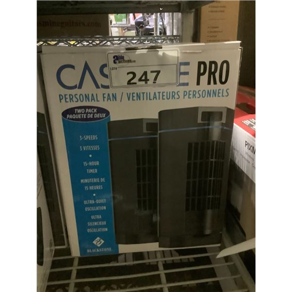 Cascade Box Fans 2 CASCADE PRO PERSONAL FANS - Able Auctions