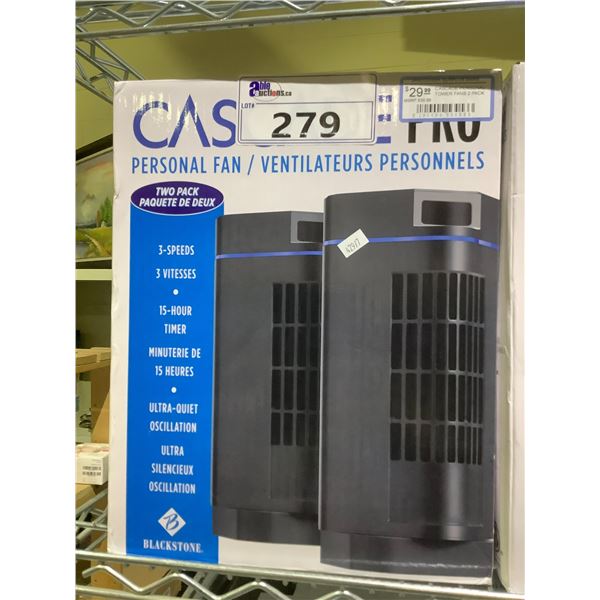 3 CASCADE PRO PERSONAL FANS