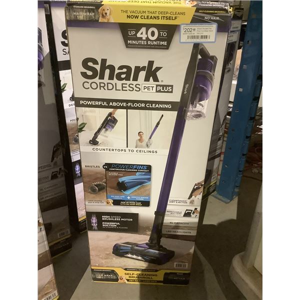 SHARK CORDLESS PET PLUS VACUUM