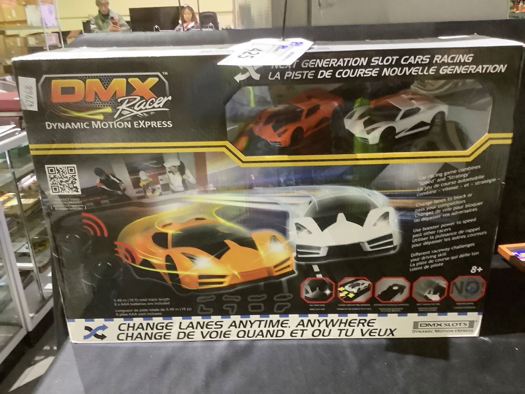 DMX RACER 18' TOTAL TRACK LENGTH RACE CAR SET - Able Auctions