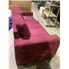 Image 2 : BURGUNDY PILLOW BACK SOFA