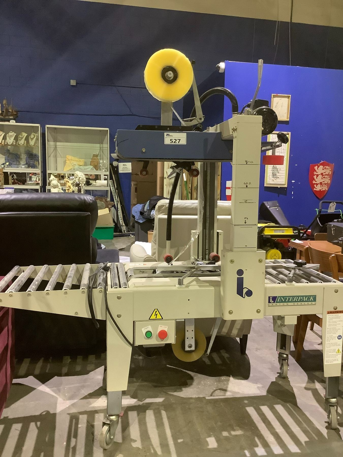 INTERPACK CARTON SEALERS CARTON SEALING MACHINE MODEL USC 2020-TB ...