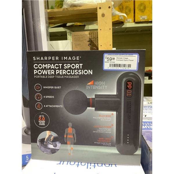 SHARPER IMAGE POWER PERCUSSION SPORT MASSAGER