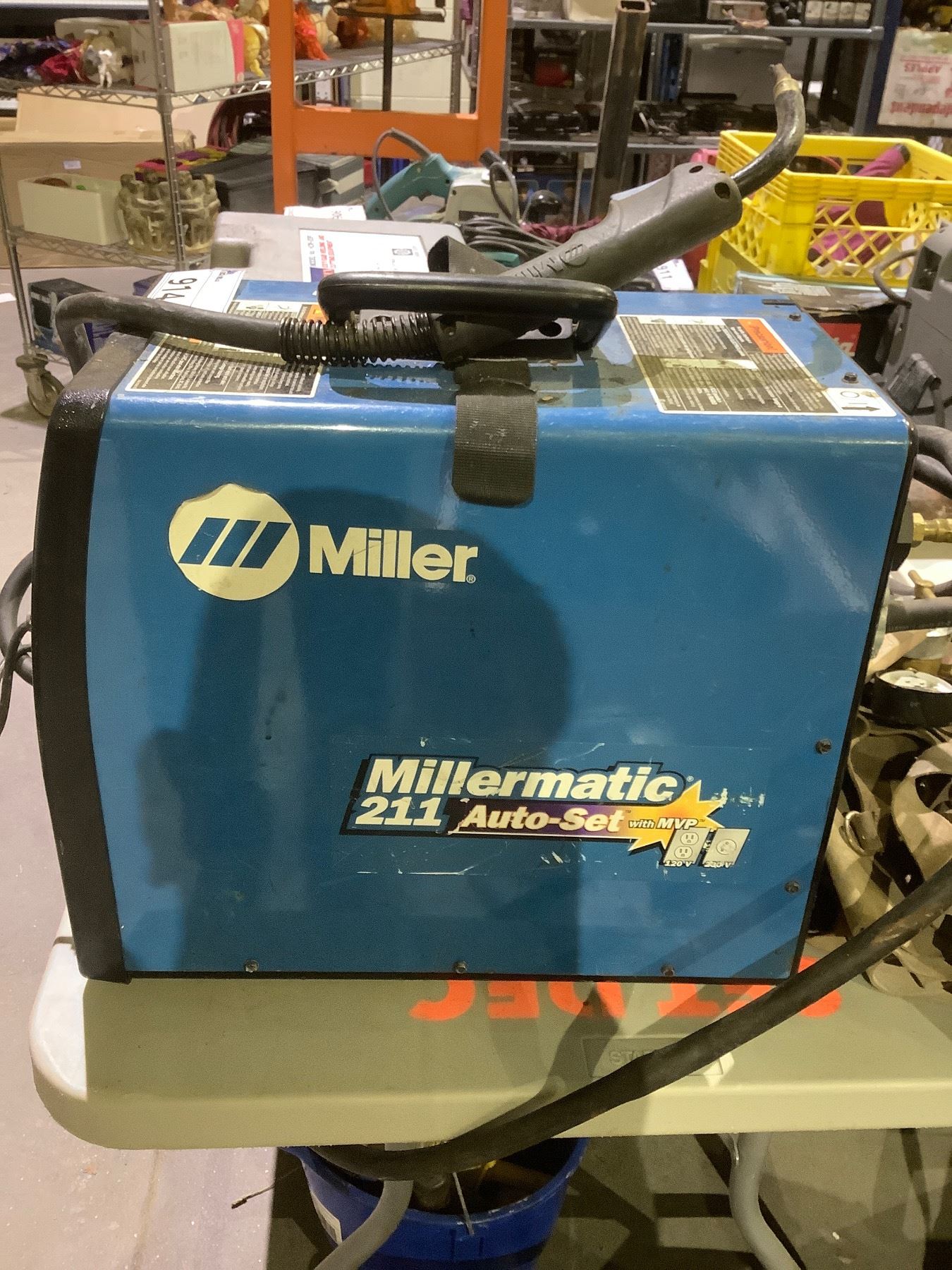 MILLER MILLERMATIC 211 AUTO SET WITH MVP WIRE WELDER miller-millermatic-211-auto-set-with-mvp-wire-welder