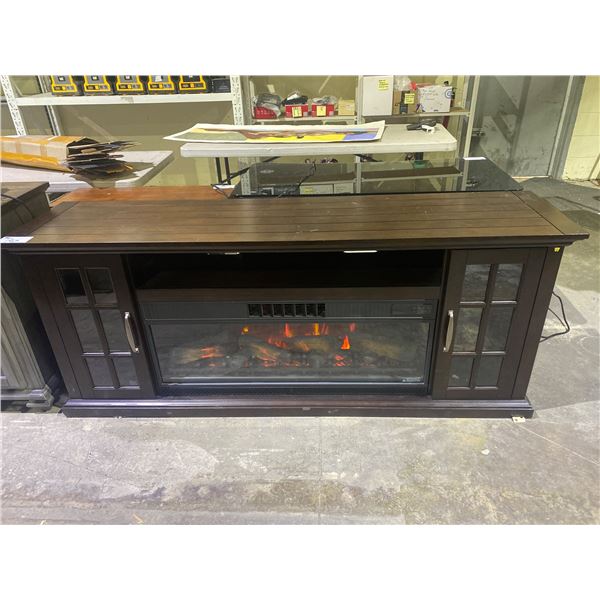 *TESTED WORKING* ELECTRIC FIREPLACE NO REMOTE