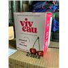 Image 2 : 5 CASES OF VIV EAU PRESSED TART CHERRIES LIGHTLY SPARKLING MINERAL WATER