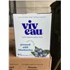 Image 2 : 4 CASES OF VIV EAU PRESSED WILD BLUEBERRIES LIGHTLY SPARKLING MINERAL WATER