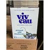 Image 2 : 4 CASES OF VIV EAU PRESSED WILD BLUEBERRIES LIGHTLY SPARKLING MINERAL WATER