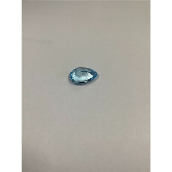 PEAR SHAPED SKY BLUE TOPAZ 6.20CT