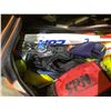 Image 2 : BOOMBAH DUFFLE BAG WITH ASSORTED SPORTS RELATED PRODUCTS: TENNIS BALLS, SOCCER BALL, SPEEDO WATER