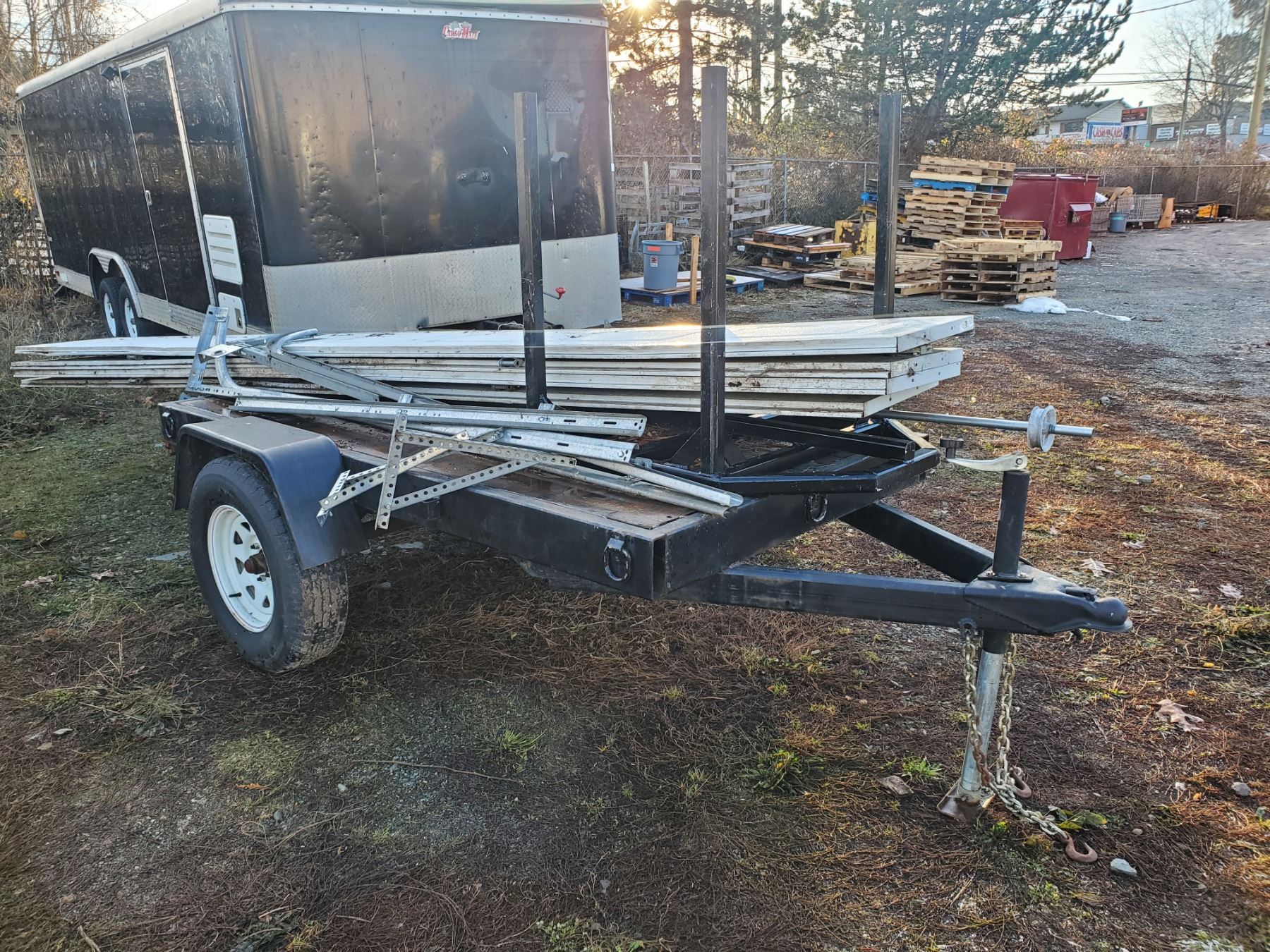 2016 UBILT 96 X 48 SINGLE AXEL FLATDECK UTILITY TRAILER INCLUDES 2016-ubilt-96-x-48-single-axel-flatdeck-utility-trailer-includes