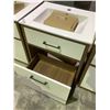 Image 2 : ELEGANT LIGHTING 1 DRAWER BATHROOM VANITY 24X18X27"