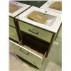 Image 2 : ELEGANT LIGHTING 1 DRAWER BATHROOM VANITY 24X18X27"