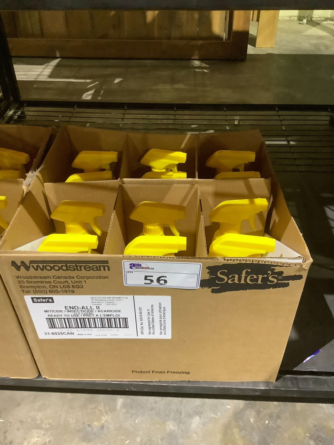 CASE OF 12 1L SAFER'S END-ALL II INSECTICIDE SPRAY BOTTLES - Able Auctions