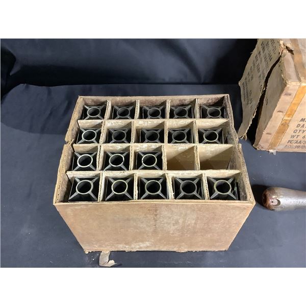 米軍　EXPLOSIVE MINES BOX Original U.S. WWII Japanese Mine Training Aid Set