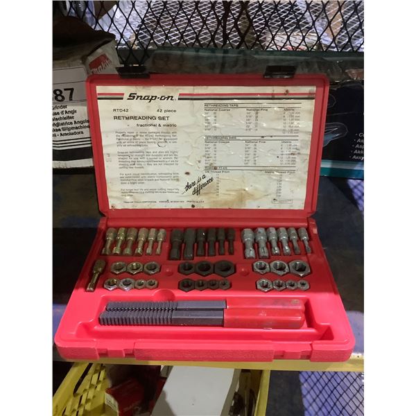 SNAP-ON 42 PC RETHREADING SET RTD42