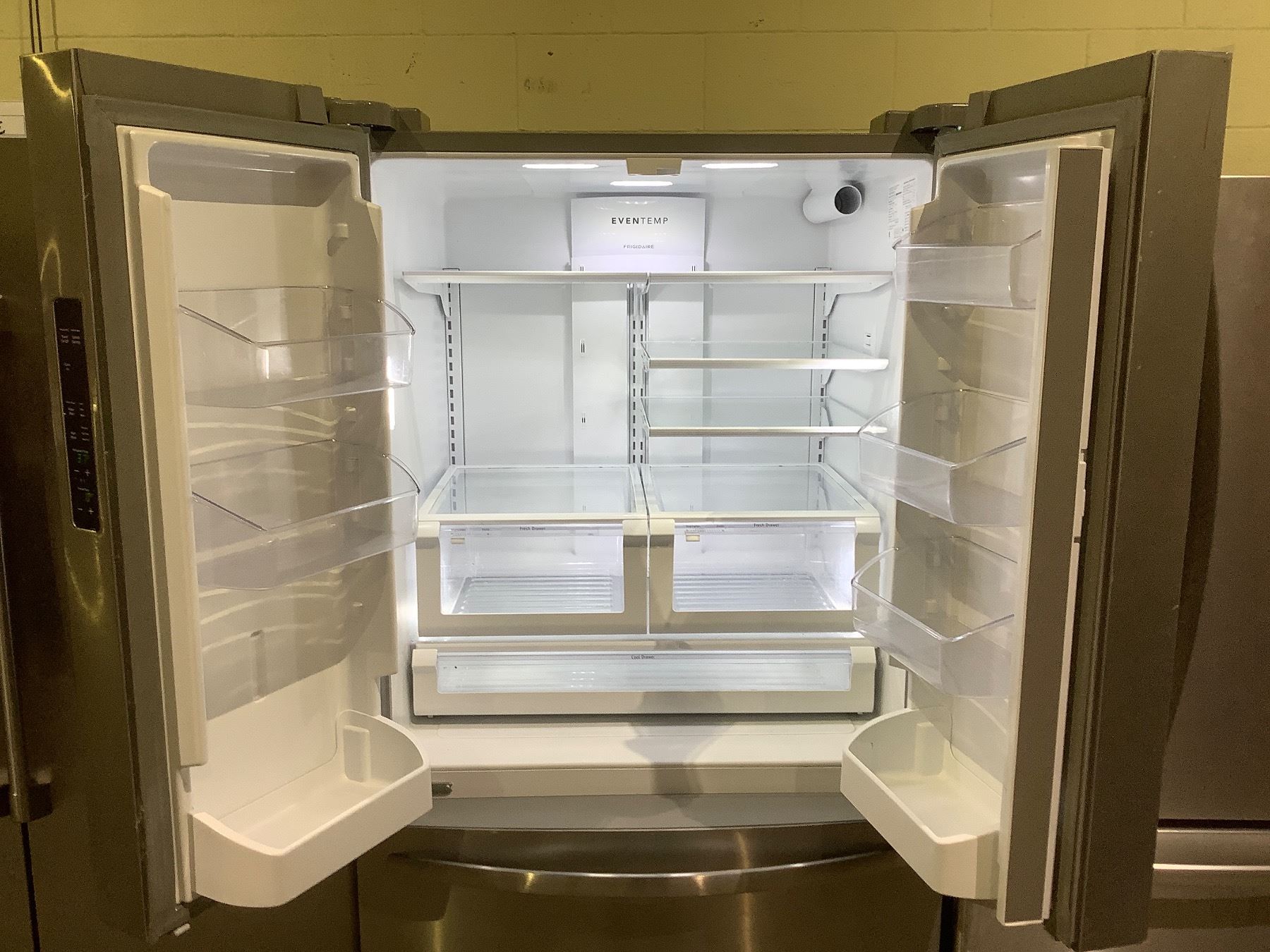 Fridge Models FRIGIDAIRE STAINLESS STEEL FRENCH DOOR FRIDGE MODEL JBND-28 - Able Auctions