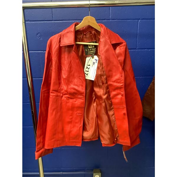 NEW WITH TAGS VIP LEATHERS CANADA FINE LAMBSKIN LEATHER JACKET SIZE XXL ...