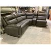 Image 2 : 5PC ELECTRIC RECLINING SOFA WITH USB CHARGE PORT (MISSING 1 END PIECE) & 2X 3 PRONGED OUTLETS