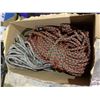 Image 2 : 3 BUNDLES OF ASSORTED DYNAMIC ROPE & SLEEPING BAG