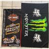 Image 1 : Monster Energy and Harley Davidson Flag