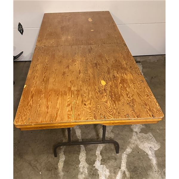 Folding Wood Table