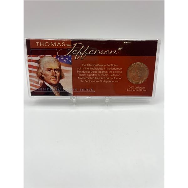 Thomas Jefferson President Coin/Bill