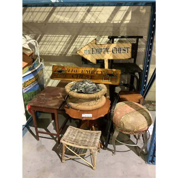 ASSORTED FURNITURE