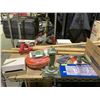 Image 2 : EXTENSION CORD, TAP AND DIE TOOLS, ASSORTED GARDEN TOOLS, & MORE