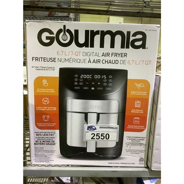 GOURMIA 6.7L DIGITAL AIR FRYER