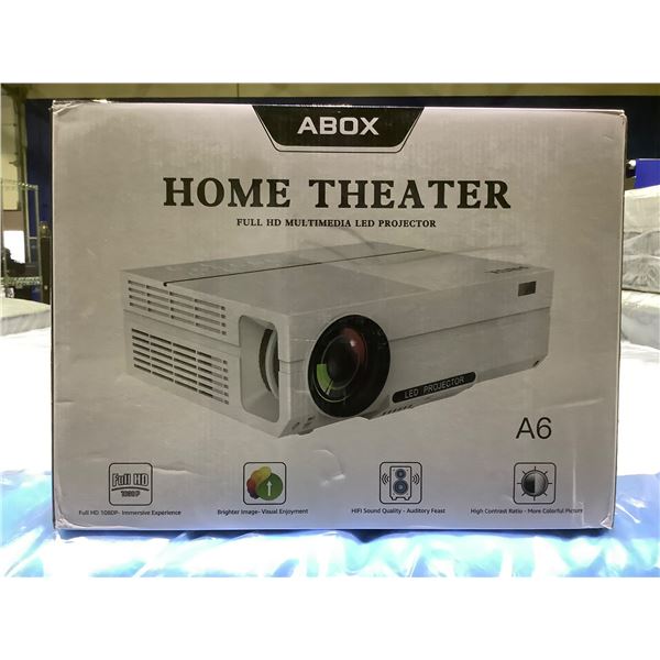 NEW ABOX HOME THEATER FULL HD MULTIMEDIA LED PROJECTOR