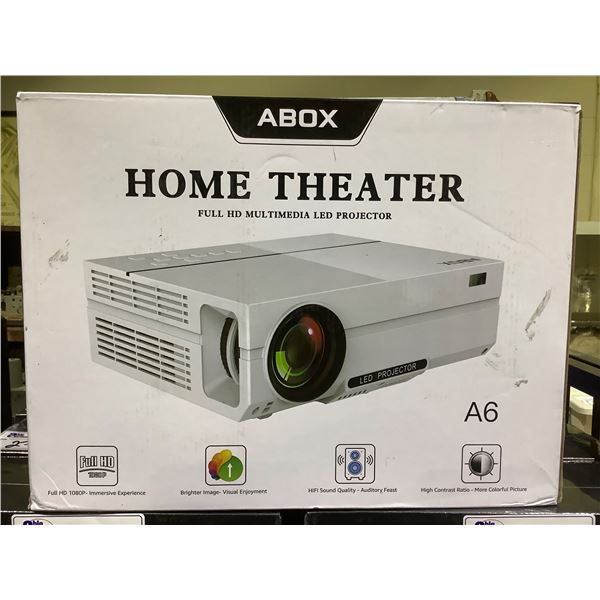 NEW ABOX HOME THEATER FULL HD MULTIMEDIA LED PROJECTOR