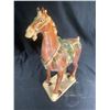 Image 2 : SAN T'SAI GLAZED POTTERY HORSE SCULPTURE