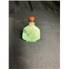 Image 1 : SPINACH GREEN JADEITE SNUFF BOTTLE