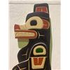 Image 2 : FIRST NATIONS HAND CARVED AND PAINTED WALL PLAQUE "BEAR" BY FRED BAKER SQUAMISH