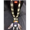 Image 2 : FIRST NATIONS HAND MADE BALD EAGLE BEADED NECKLACE WITH DISPLAY STAND BY JOSEPH O'BRIEN YUKON