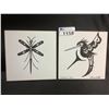 Image 2 : 4X FIRST NATIONS ORIGINAL OIL ON CANVAS PAINTINGS BY ANTHONY JOSEPH