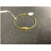 Image 2 : 10K GOLD BANGLE WITH HINGE AND ZIG ZAG DESIGN