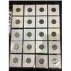 Image 1 : 20 CANADIAN 5 CENT COINS DATES: 20'S, 30'S, 40'S, 50'S